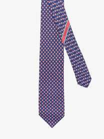 Ferragamo Men's Cyrus Silk Tie Blue