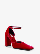ALAÏA Women's Orsay Velvet Décolleté Pink, view 2