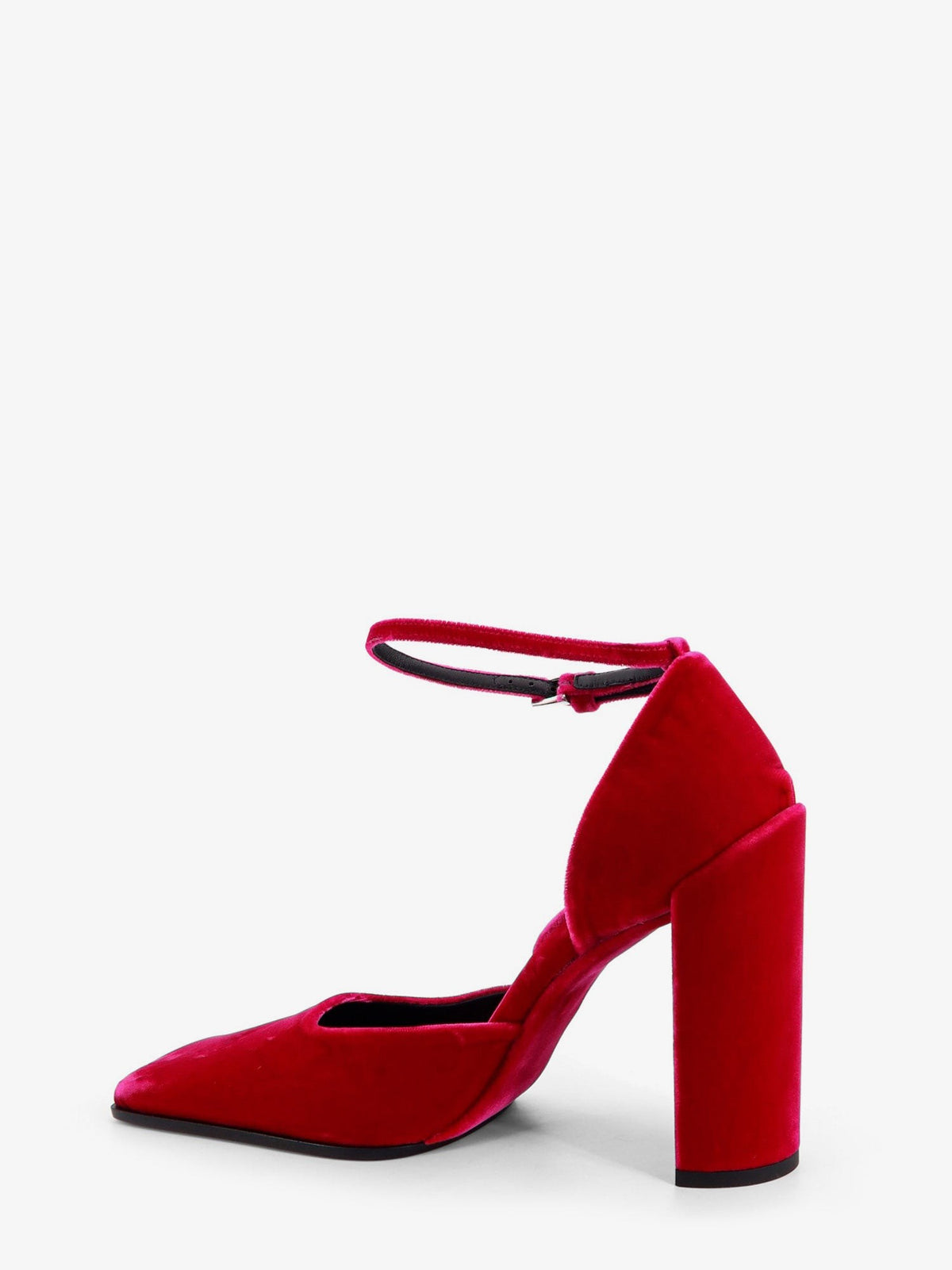 ALAÏA Women's Orsay Velvet Décolleté Pink, view 3
