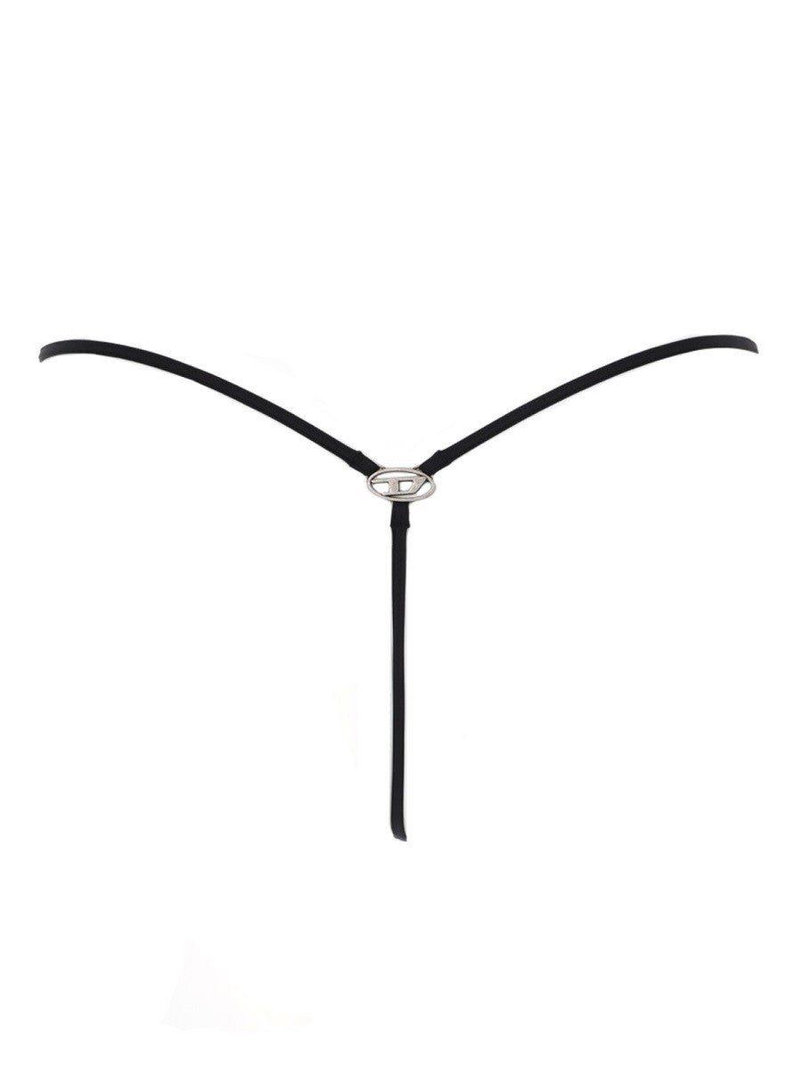 Diesel Women's String Dnm Thong Black