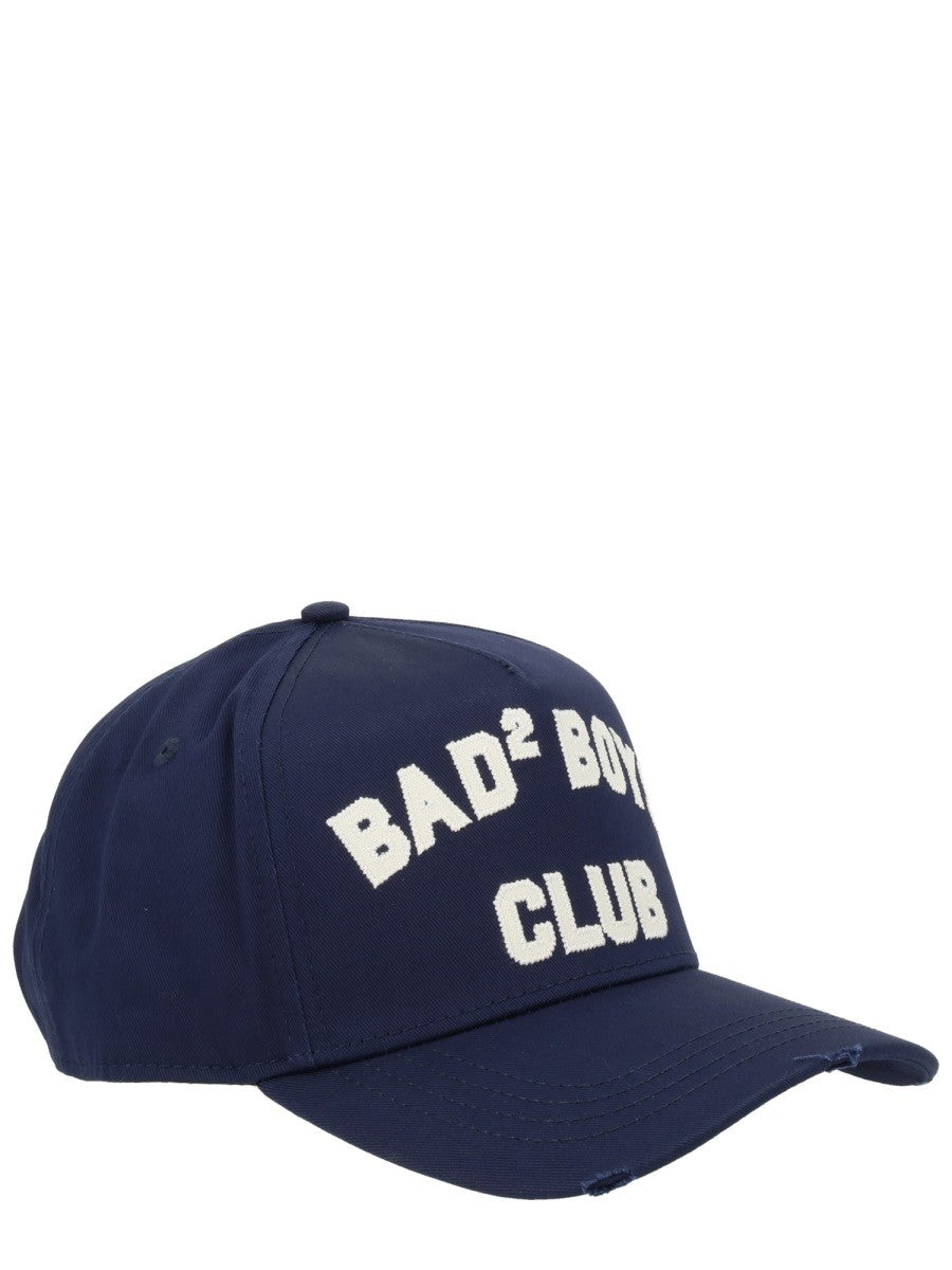 Dsquared2 Men's College Baseball Cap Blue