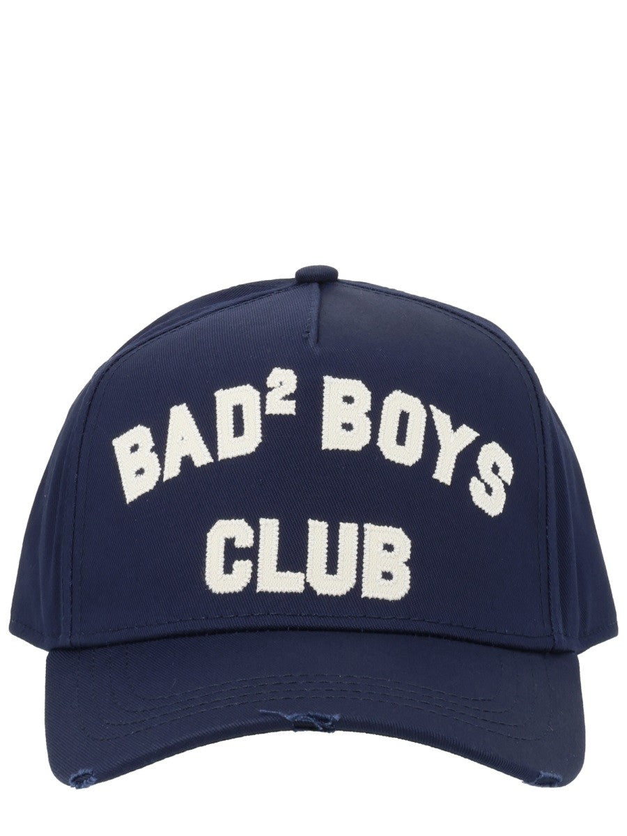 Dsquared2 Men's College Baseball Cap Blue