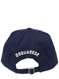 Dsquared2 Men's College Baseball Cap Blue