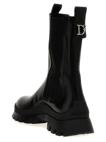 Dsquared2 Statement Ankle Boots Black