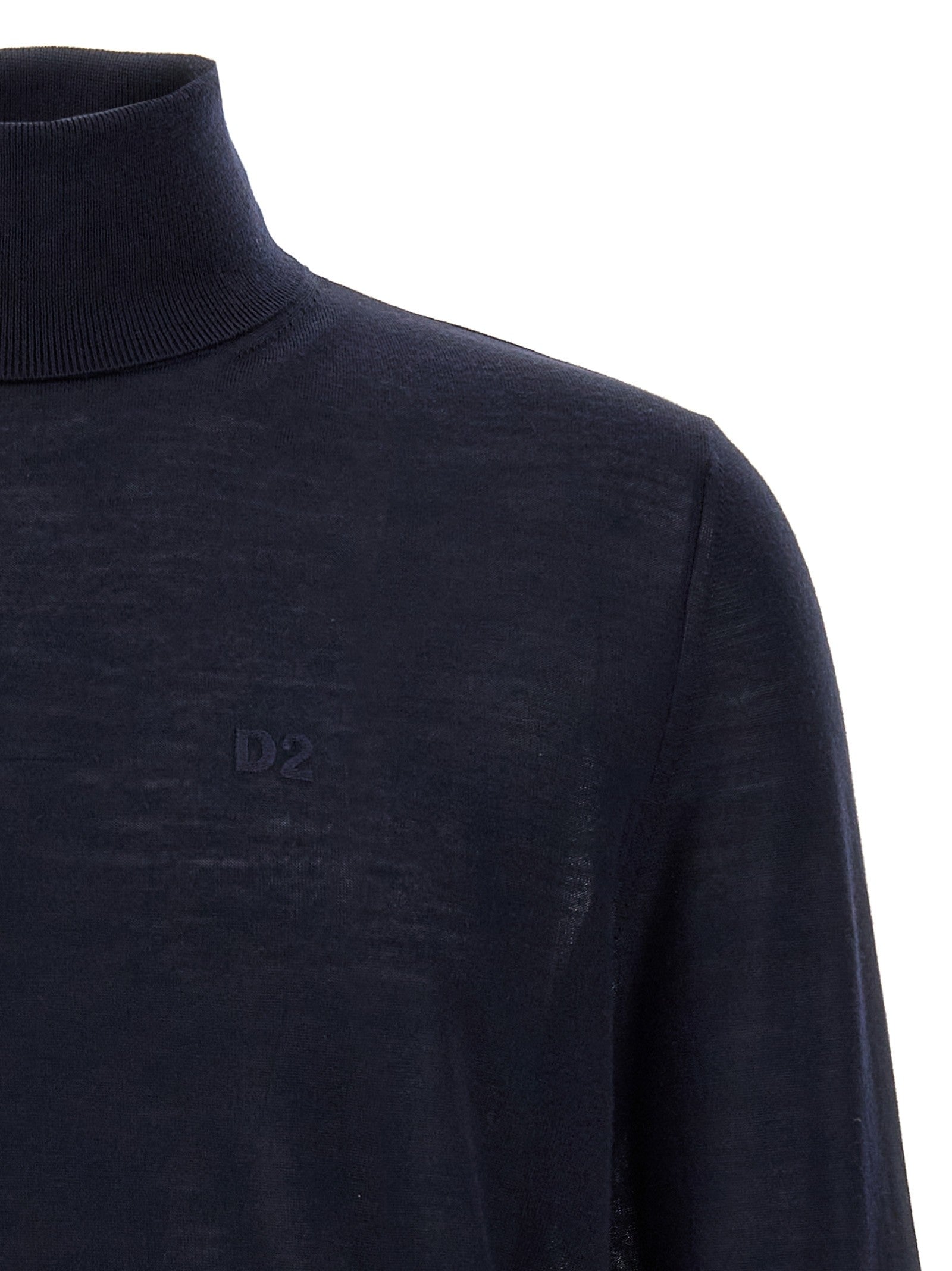Dsquared2 Turtleneck Sweater Blue