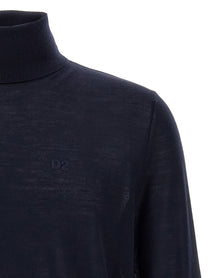 Dsquared2 Turtleneck Sweater Blue