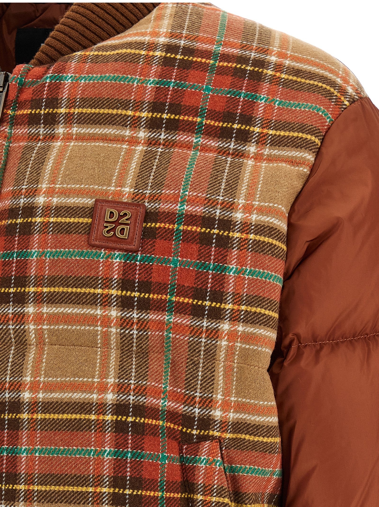 Dsquared2 Upside Down Bomber Jacket Brown