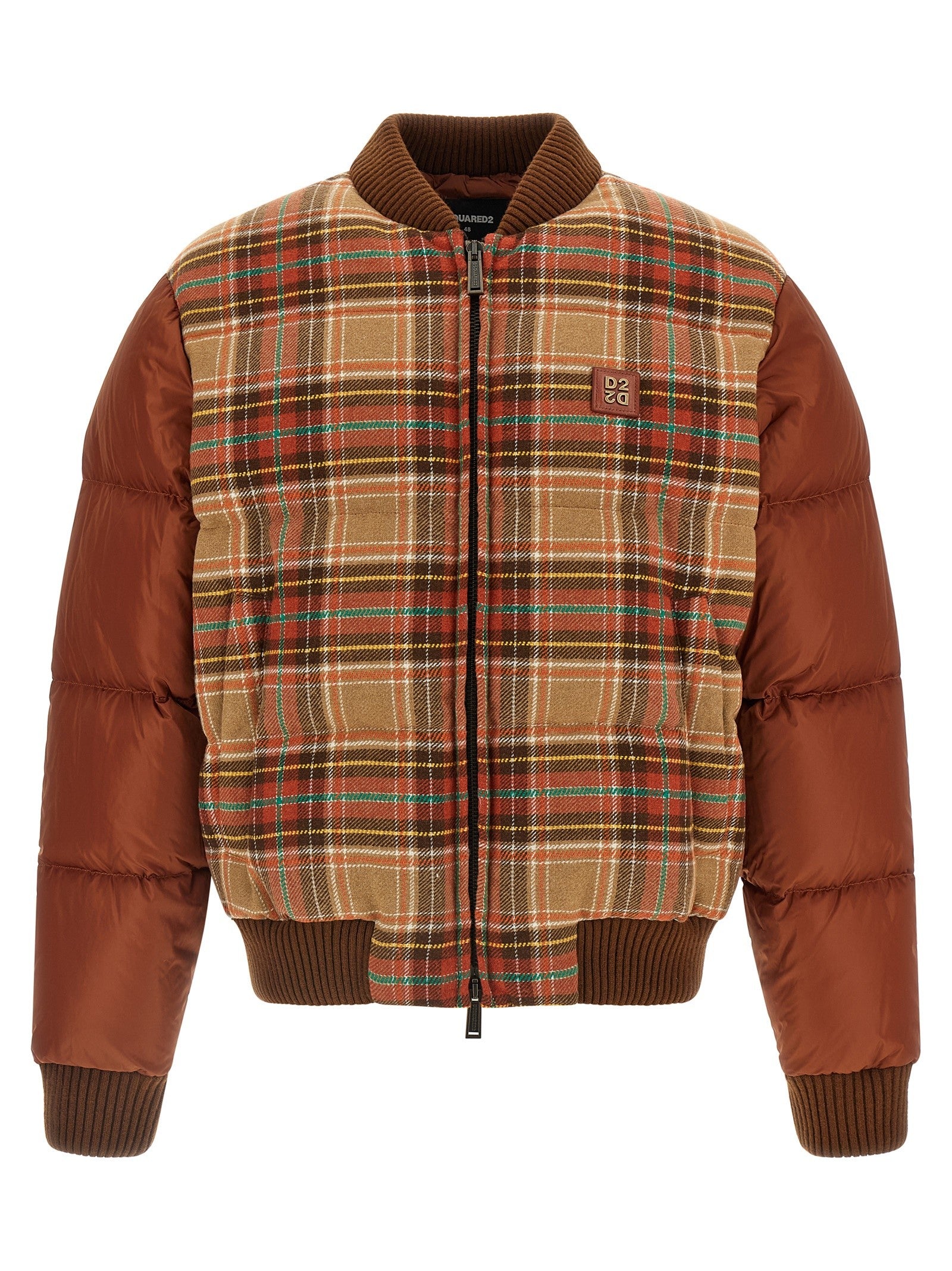 Dsquared2 Upside Down Bomber Jacket Brown