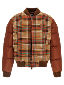 Dsquared2 Upside Down Bomber Jacket Brown