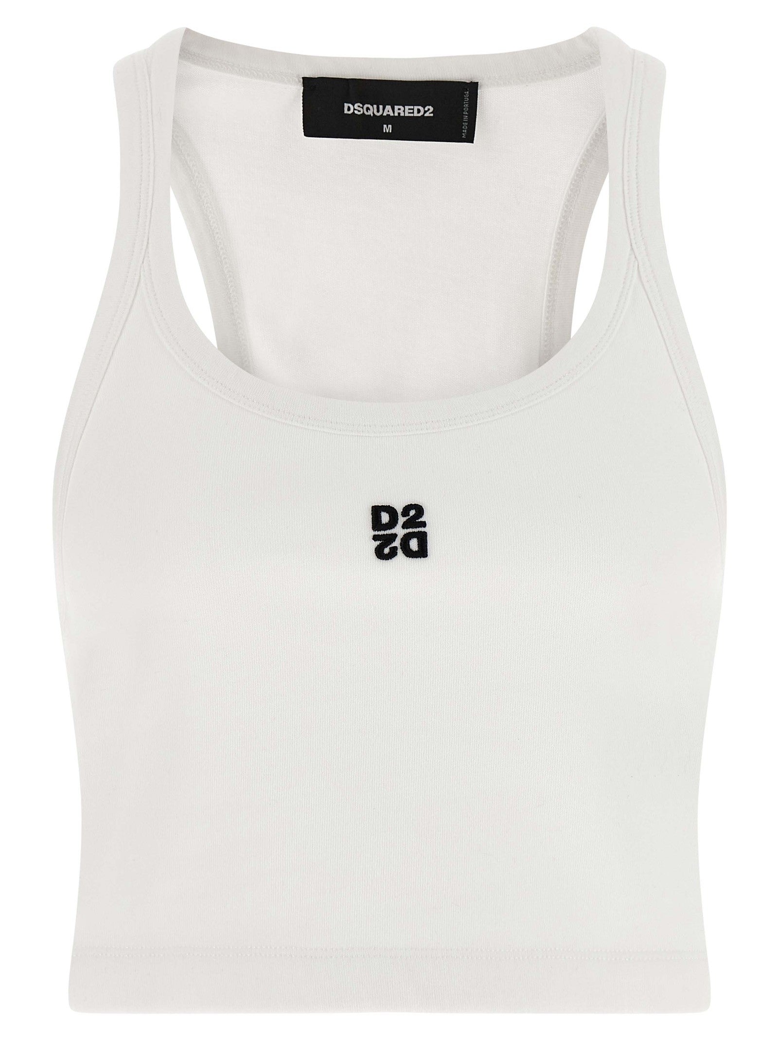 Dsquared2 Upside Down Tank Top White
