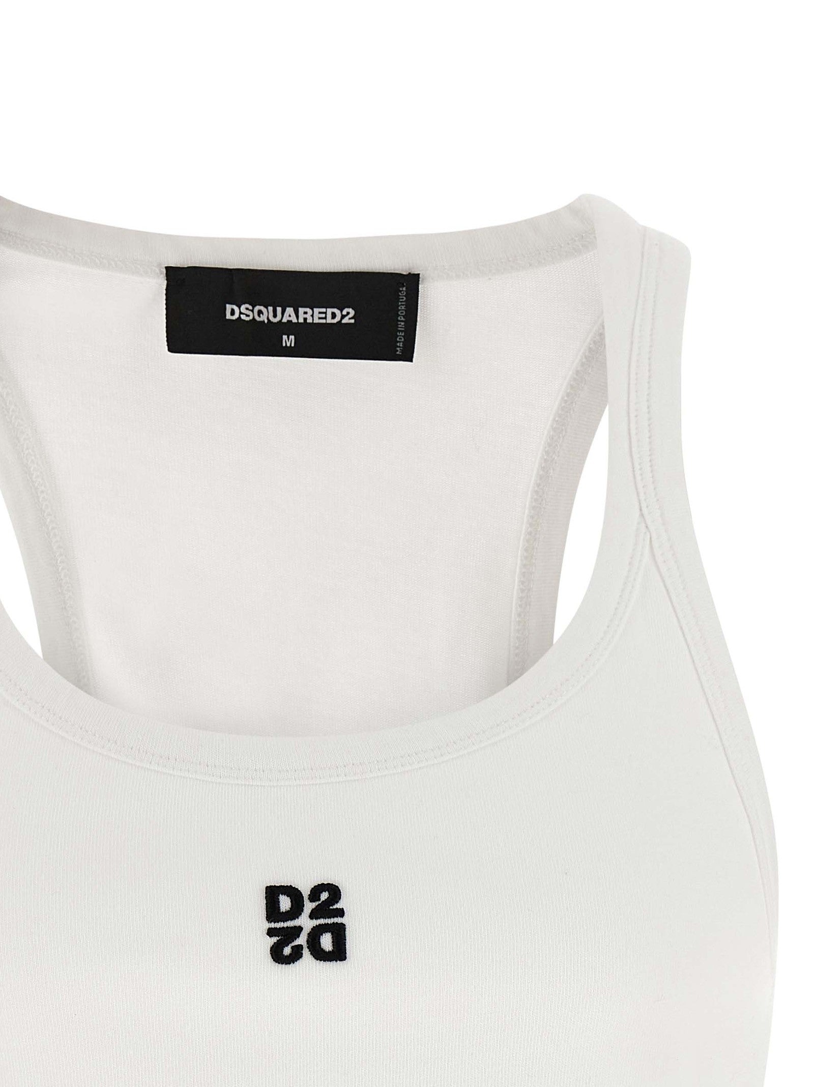 Dsquared2 Upside Down Tank Top White