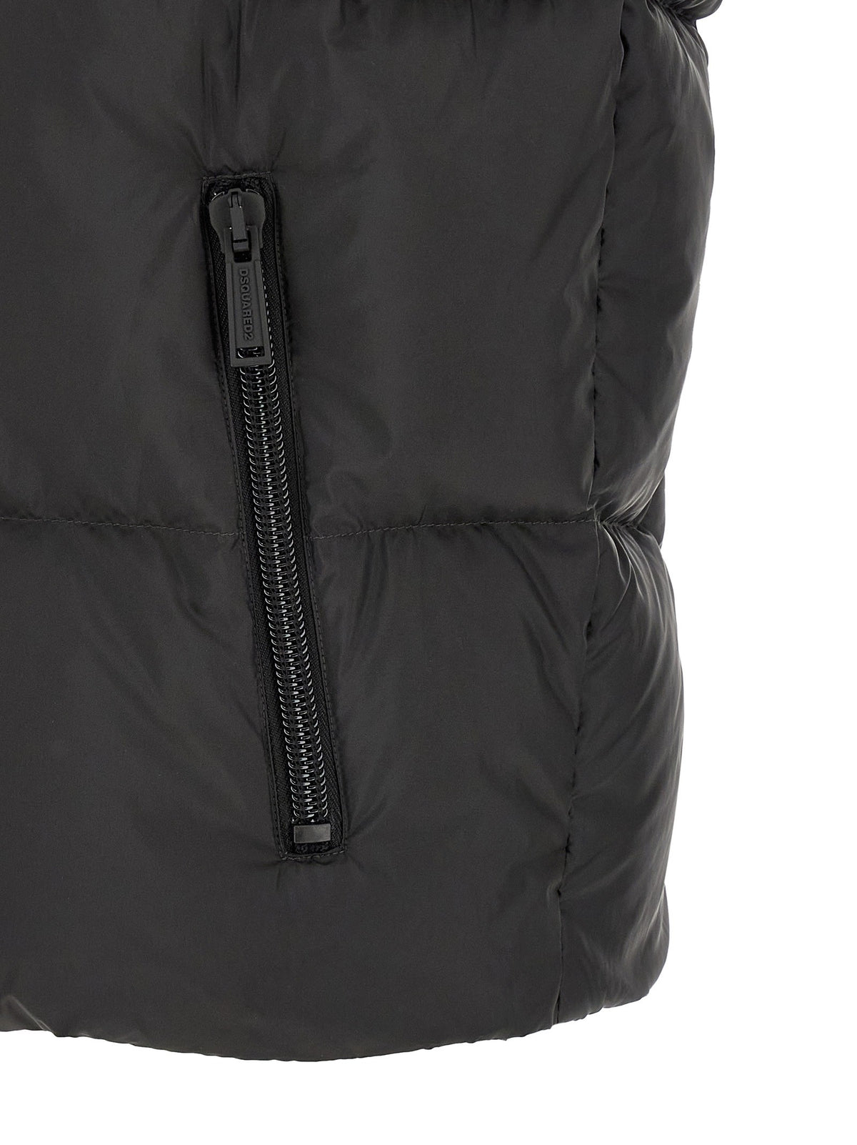 Dsquared2 Upside Down Vest Black, view 4