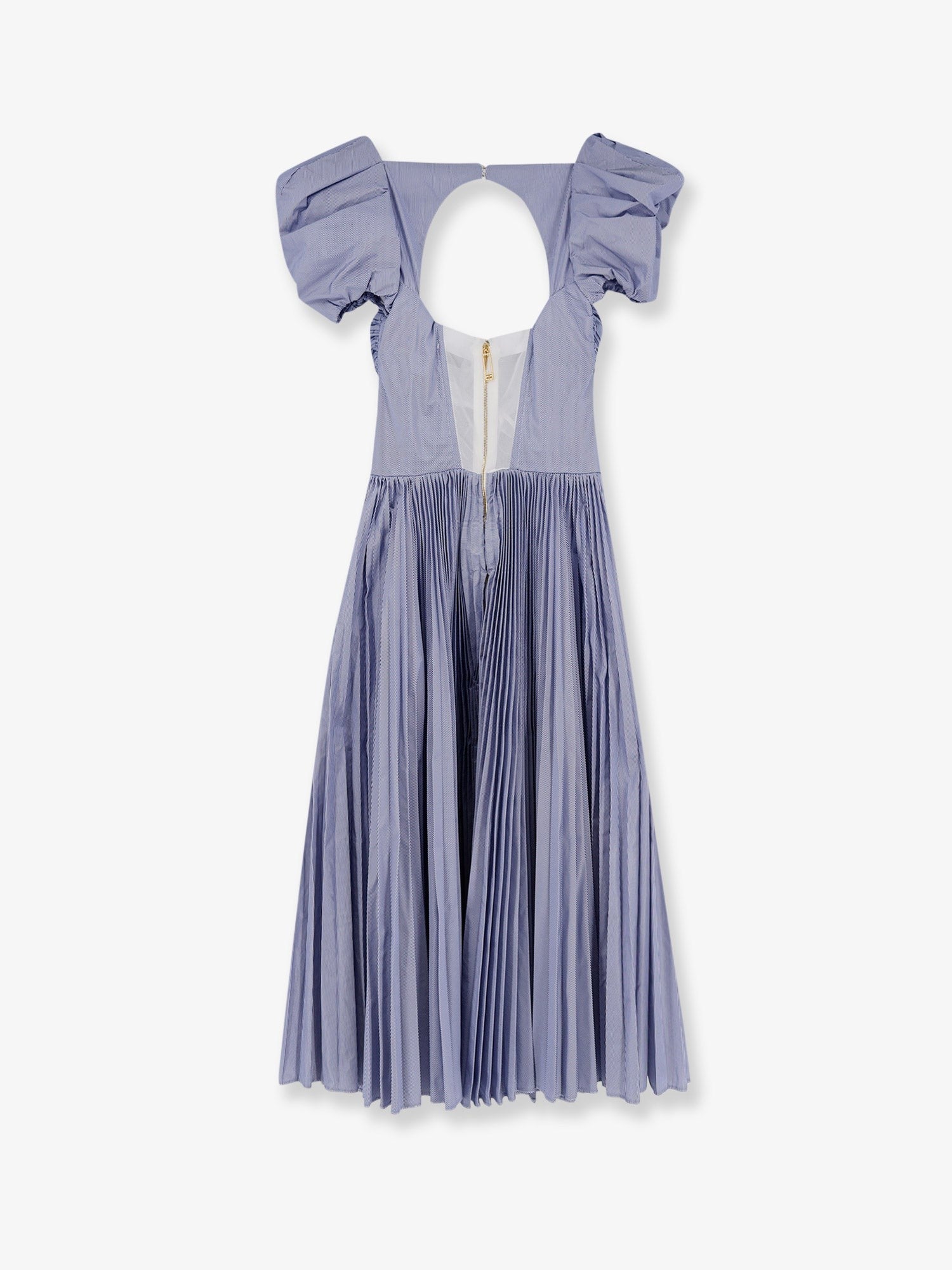 Elisabetta Franchi Women's Daily Pleated Dress Gold