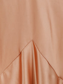 Elisabetta Franchi Women's Daily Satin Long Dress Suede