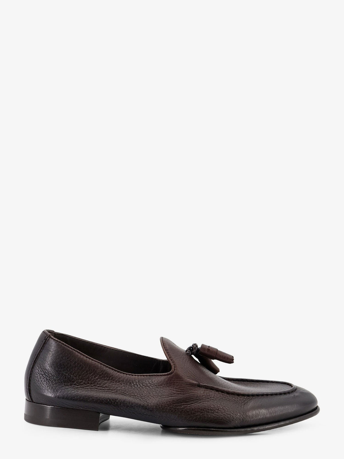 Doucal's Men's Daino Leather Loafers Gold