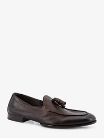 Doucal's Men's Daino Leather Loafers Gold