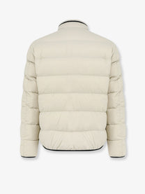 Moncler Men's Dalalven Nylon Down Jacket White