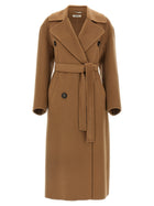S MAX MARA Dalila Coat Brown