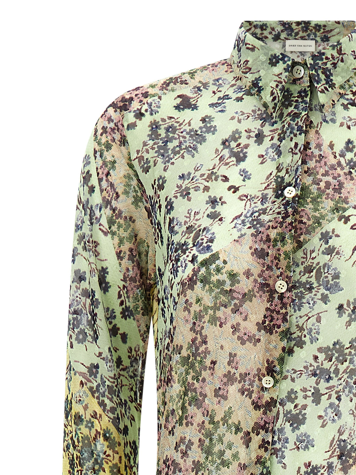 Dries Van Noten Dalima Dress Green