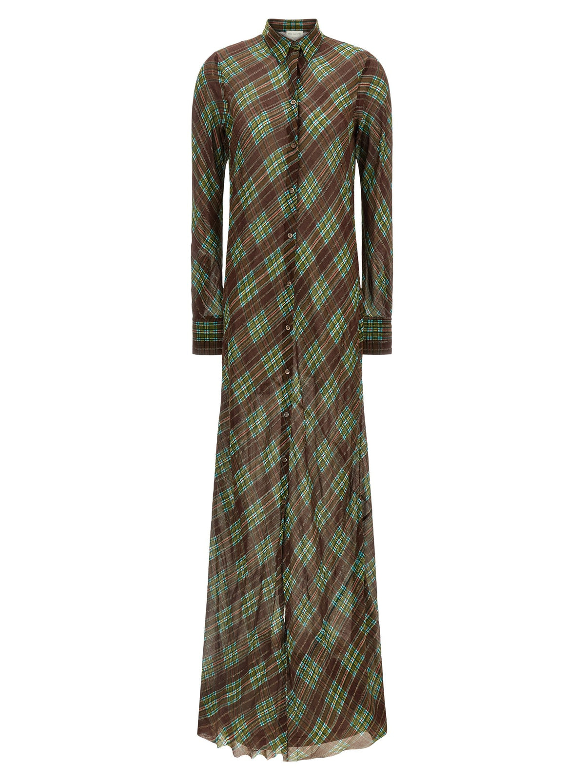 Dries Van Noten Dalima Dress Brown