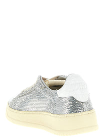 AUTRY Dallas Capsule Bloom Sneakers Silver