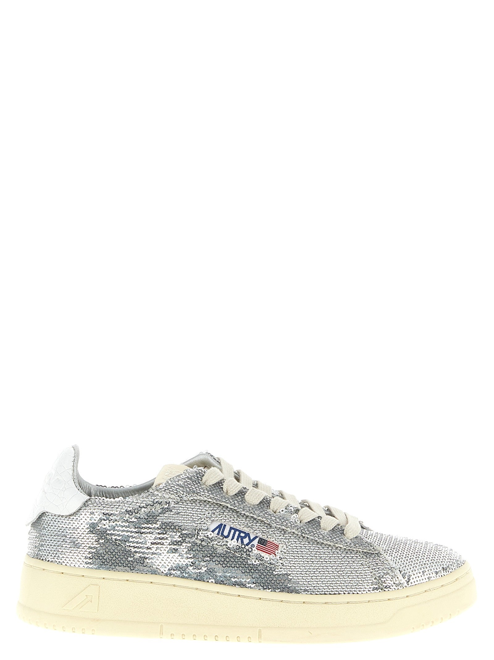AUTRY Dallas Capsule Bloom Sneakers Silver