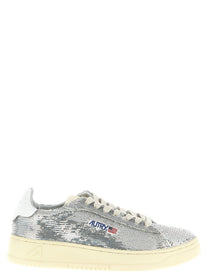 AUTRY Dallas Capsule Bloom Sneakers Silver