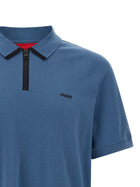 HUGO BOSS Dalomino Polo Shirt Blue, view 3