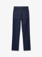 The Frankie Shop Women's Dalston Blue Denim Jeans DARKWASH, view 2