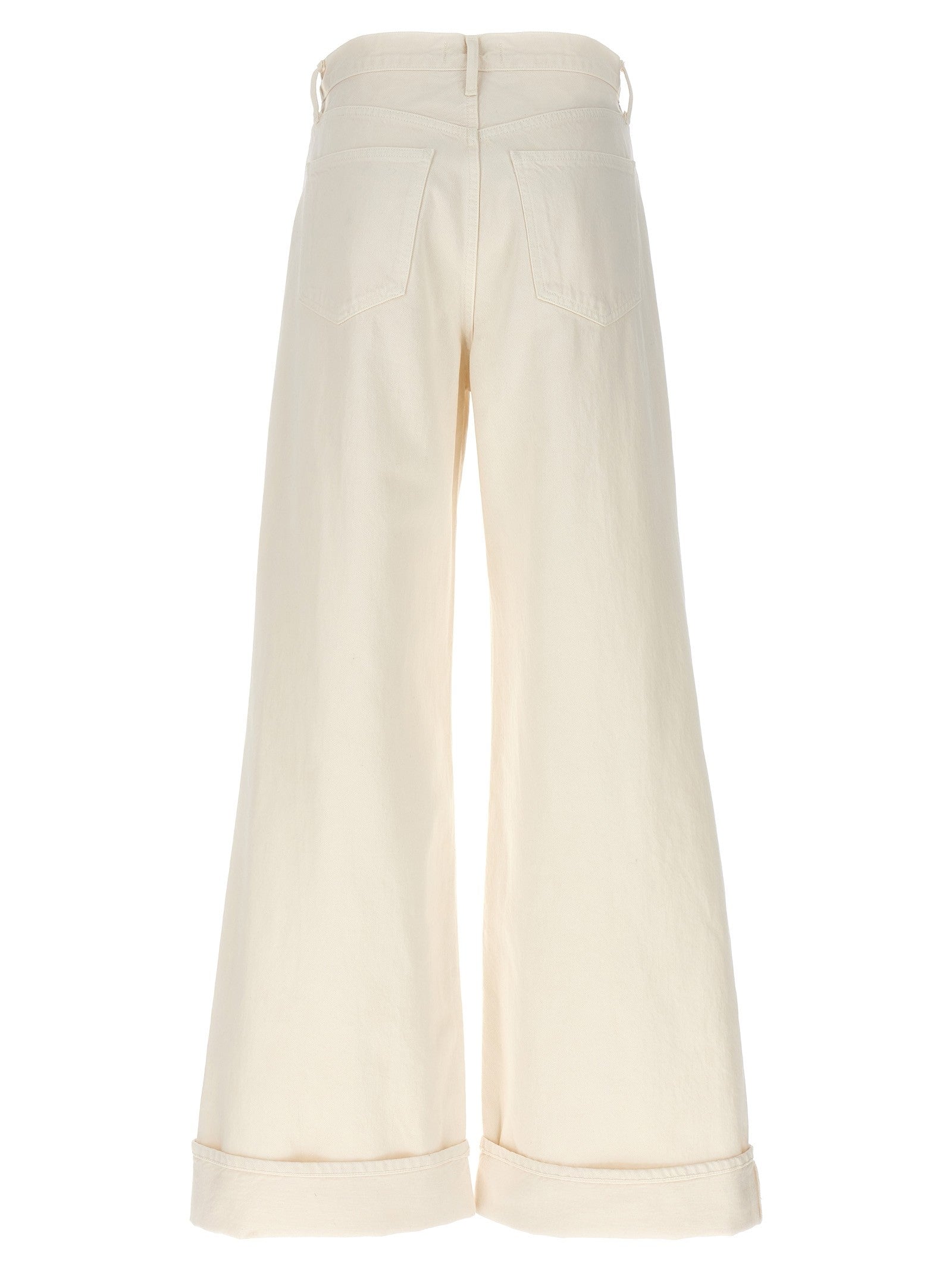 AGOLDE Dame Jeans White