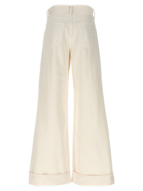AGOLDE Dame Jeans White