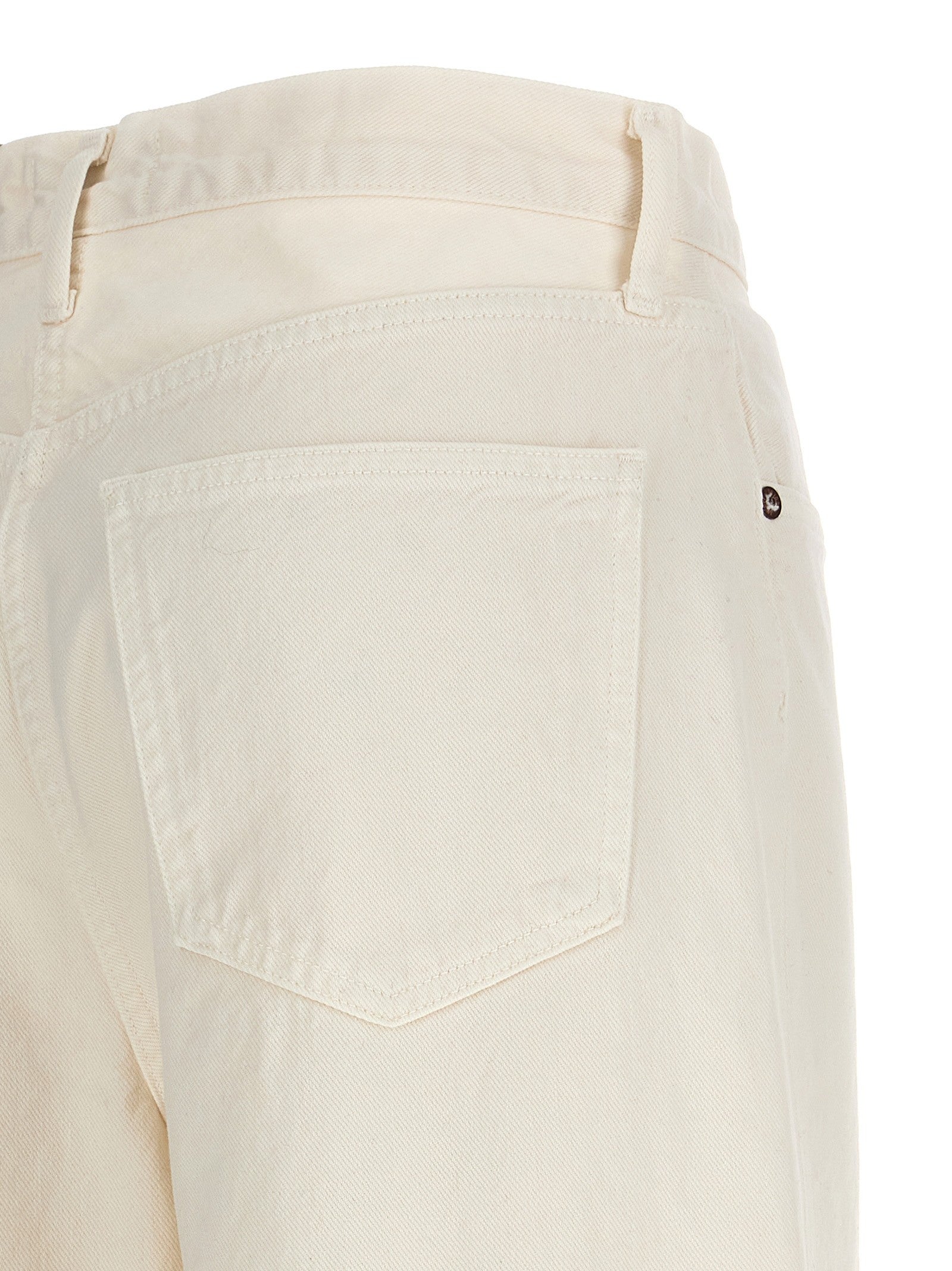 AGOLDE Dame Jeans White