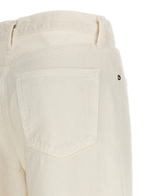 AGOLDE Dame Jeans White