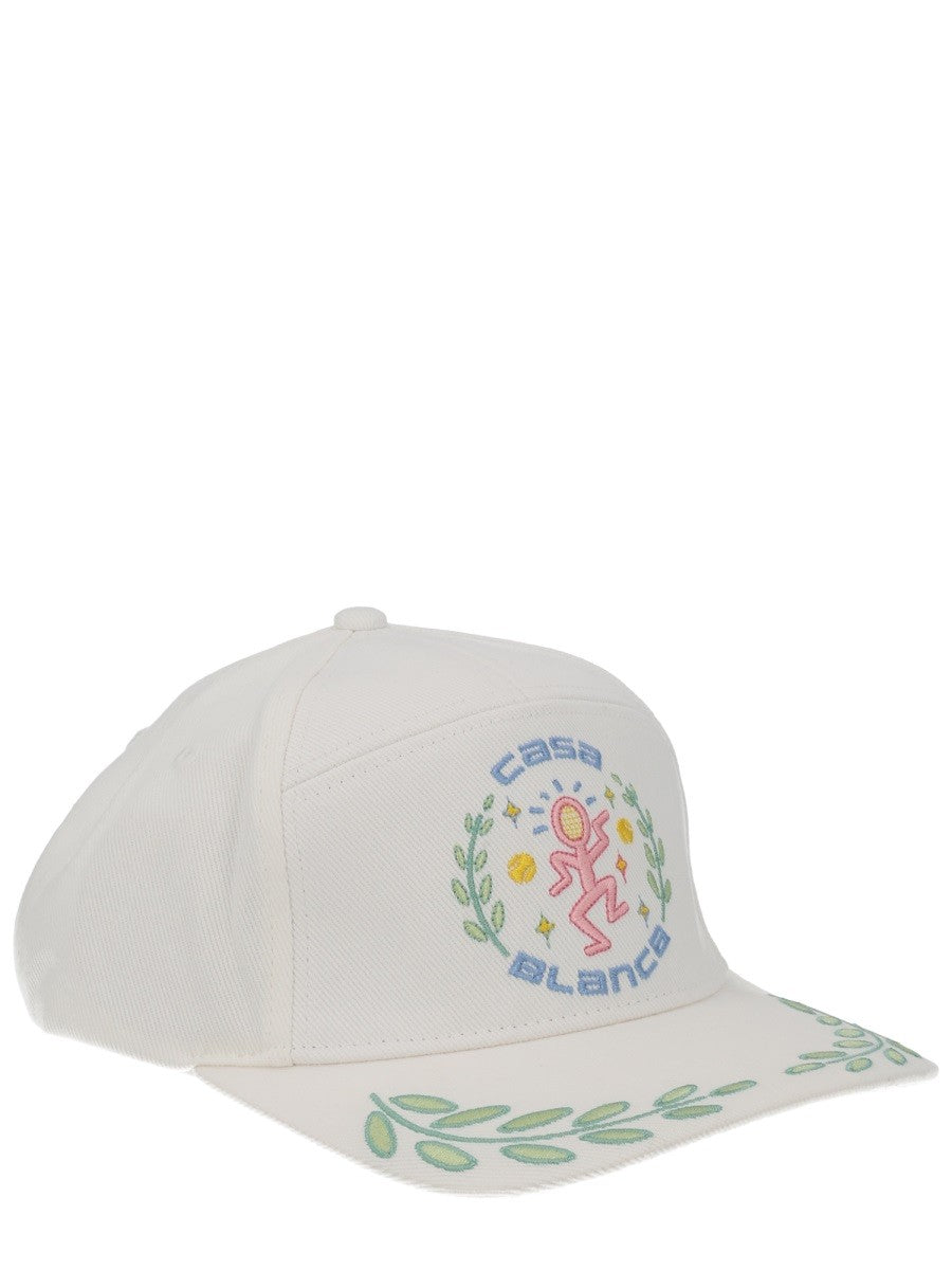Casablanca Unisex Dance Joy Baseball Hat White