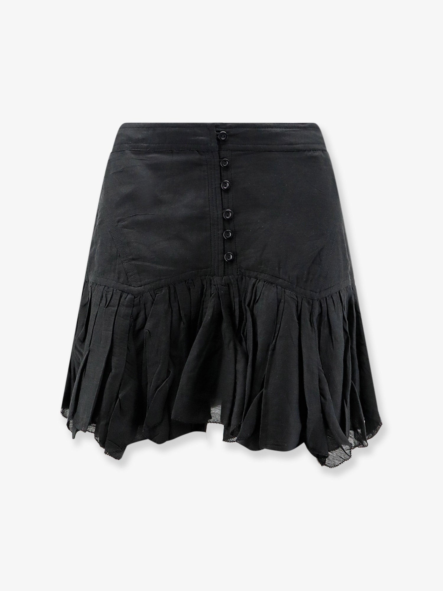 Isabel Marant Étoile Women's Daneen Organic Cotton and Viscose Skirt Black