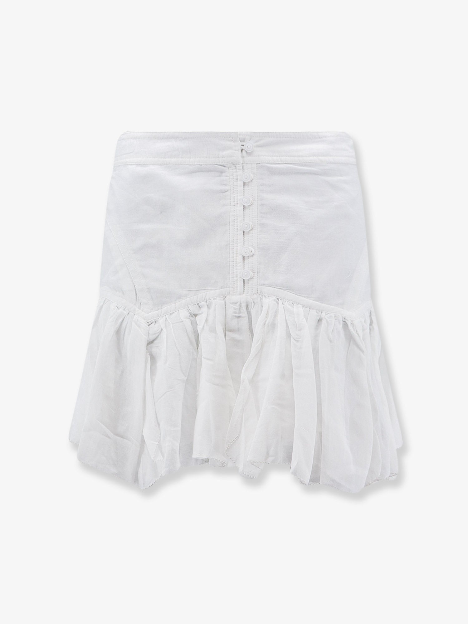 Isabel Marant Étoile Women's Daneen Organic Cotton and Viscose Skirt White