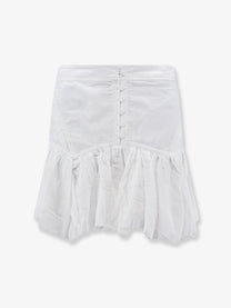 Isabel Marant Étoile Women's Daneen Organic Cotton and Viscose Skirt White