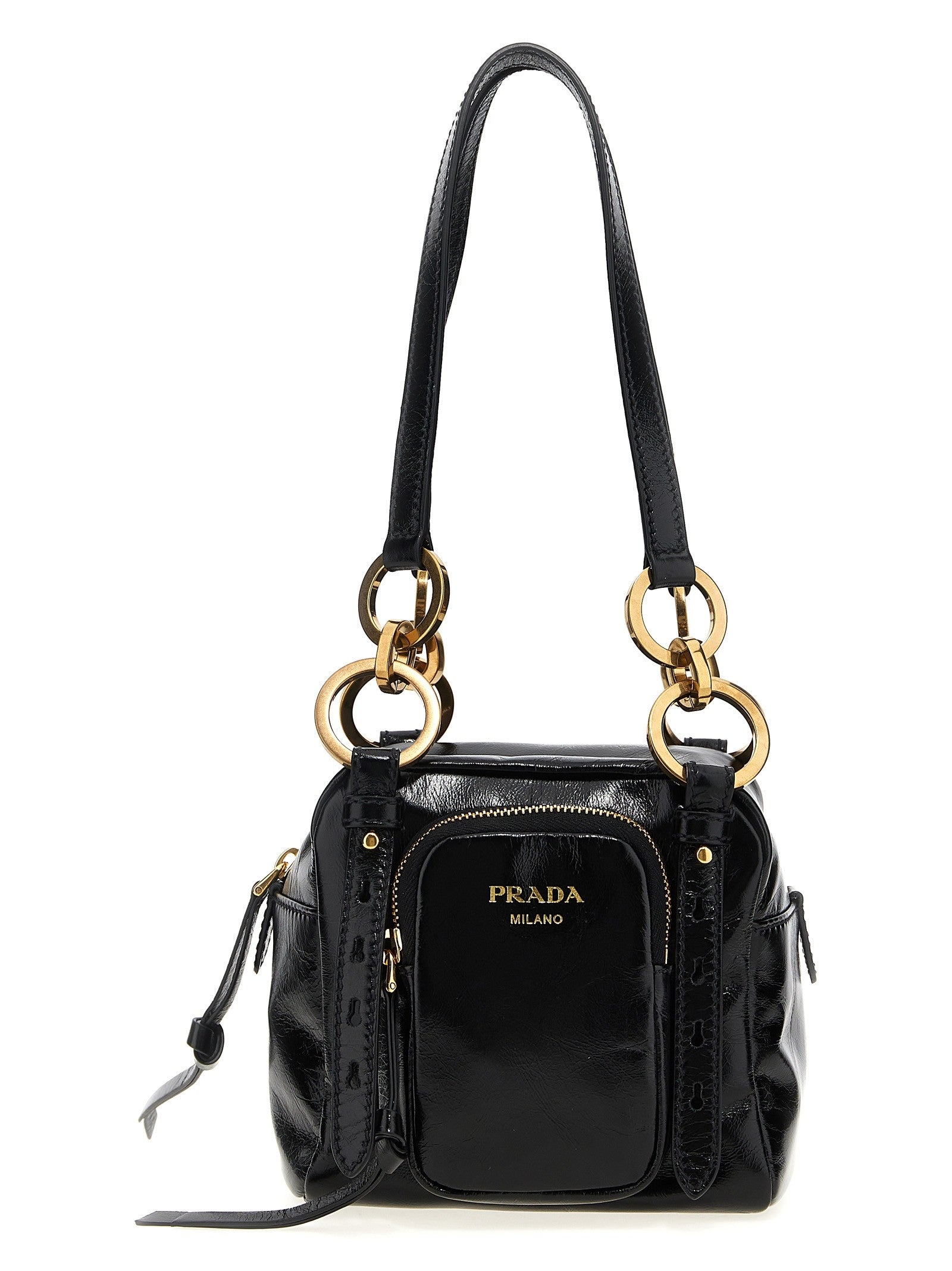 PRADA Dangle Top Case Black