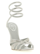 Rene Caovilla Dania Sandals Silver, view 2