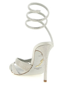 Rene Caovilla Dania Sandals Silver