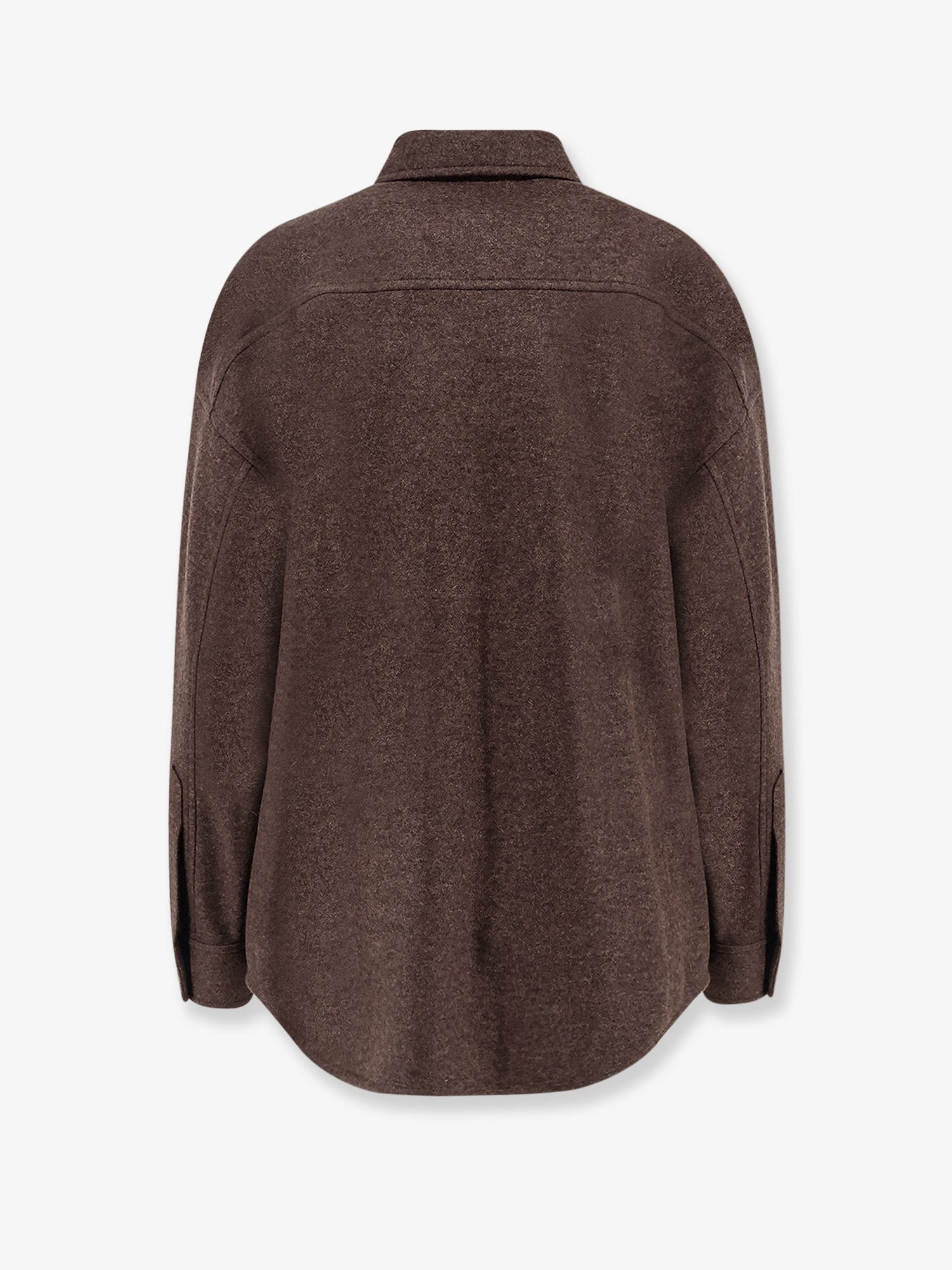 Loro Piana Women's Darby Novalis Stretch Cashmere Overshirt Brown