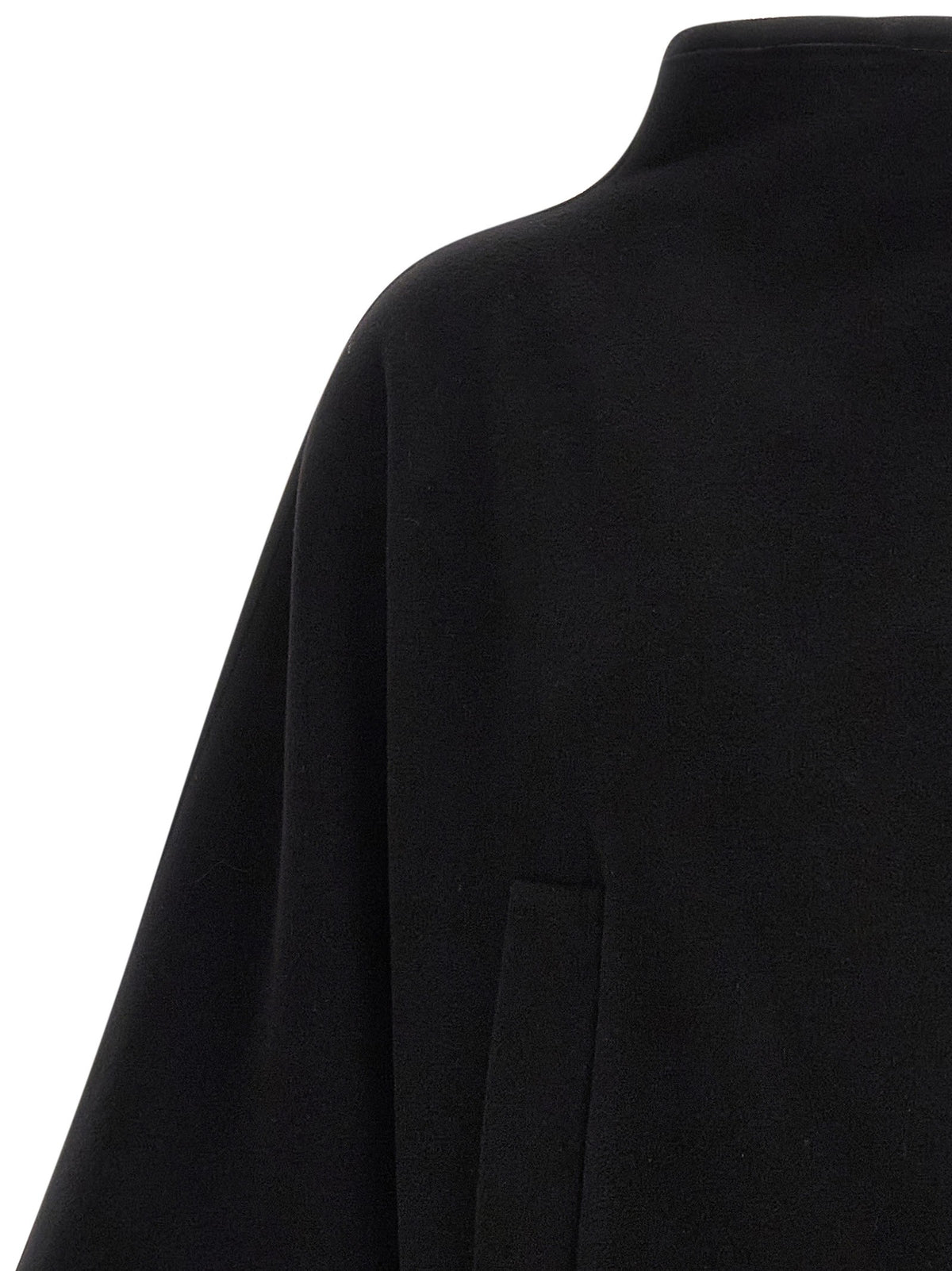 DARKPARK Black Alba Midi Coat Black, view 3