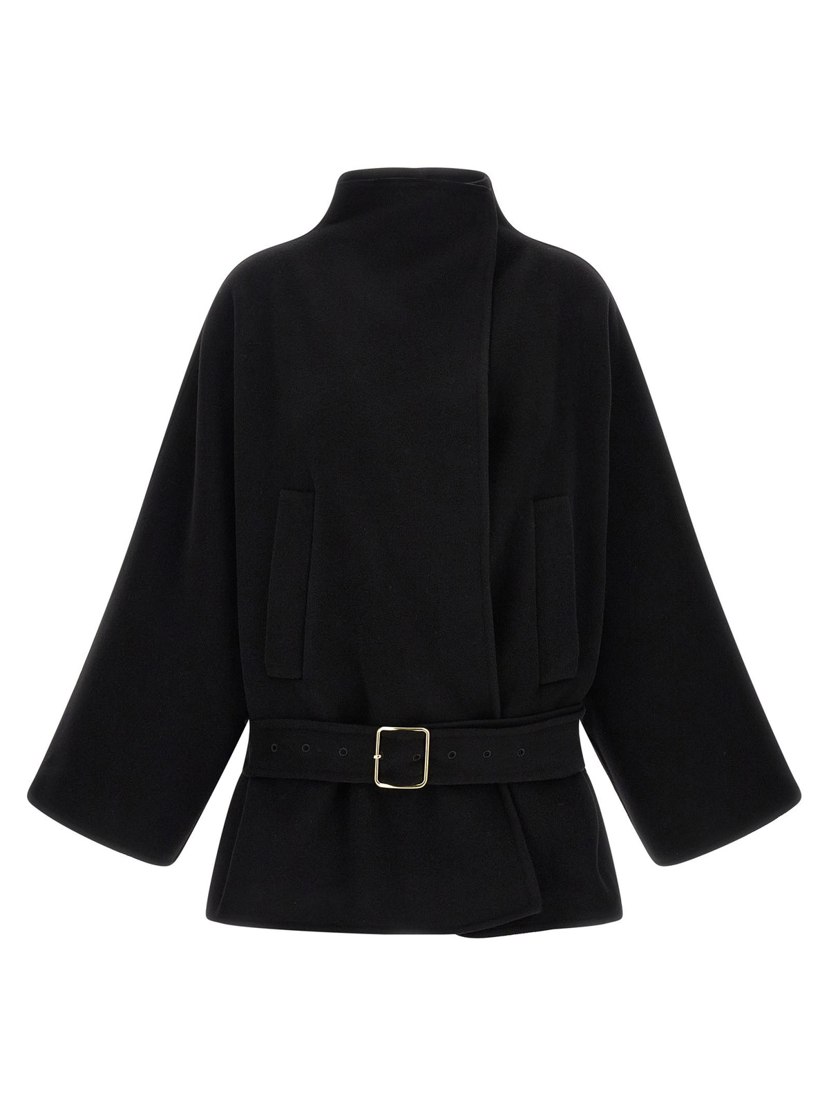 DARKPARK Black Alba Midi Coat Black