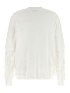 DARKPARK Troy Feather Sweatshirt White, view 2