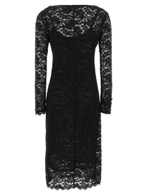 Diane Von Furstenberg Darrius Lace Dress Black