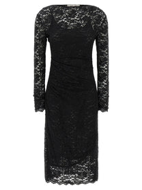 Diane Von Furstenberg Darrius Lace Dress Black