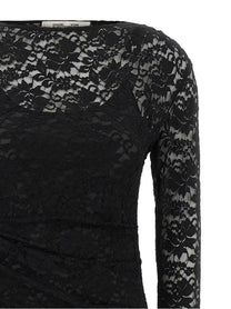Diane Von Furstenberg Darrius Lace Dress Black