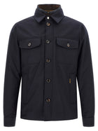 MooRER Dasson Overshirt Blue