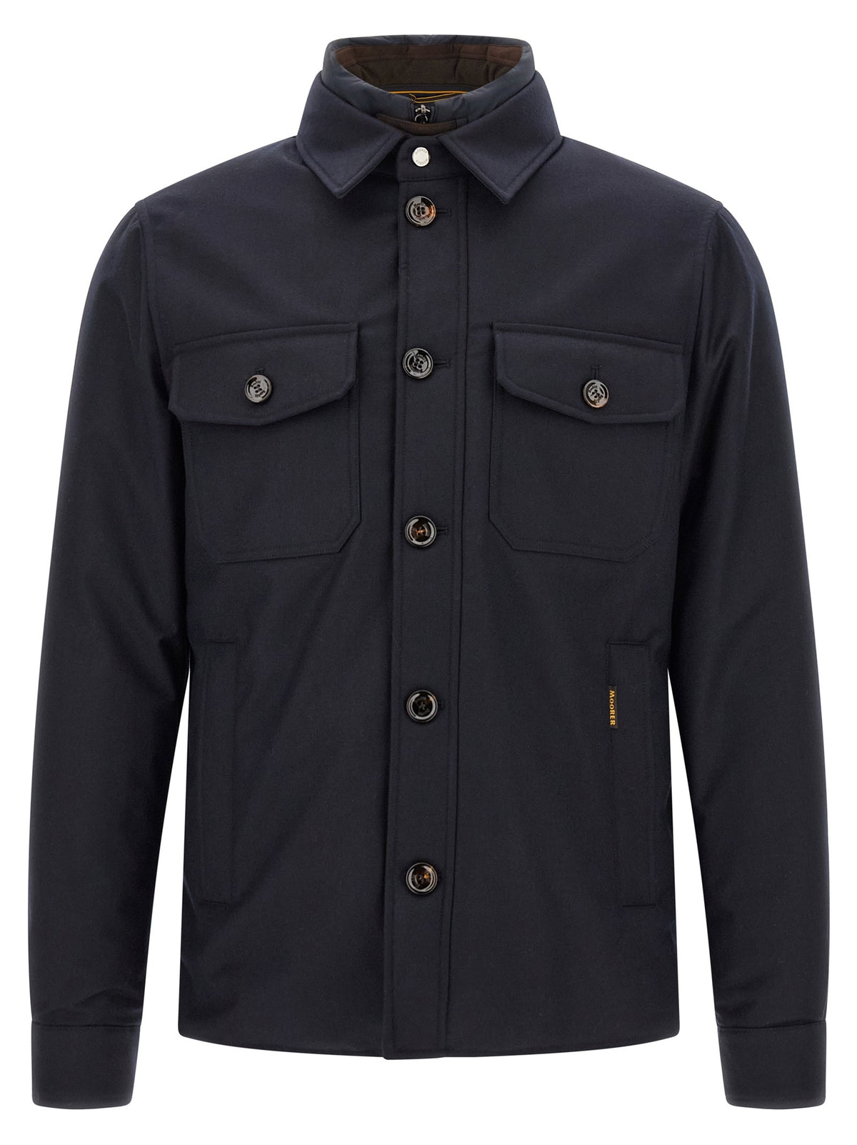 MooRER Dasson Overshirt Blue