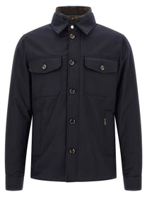 MooRER Dasson Overshirt Blue